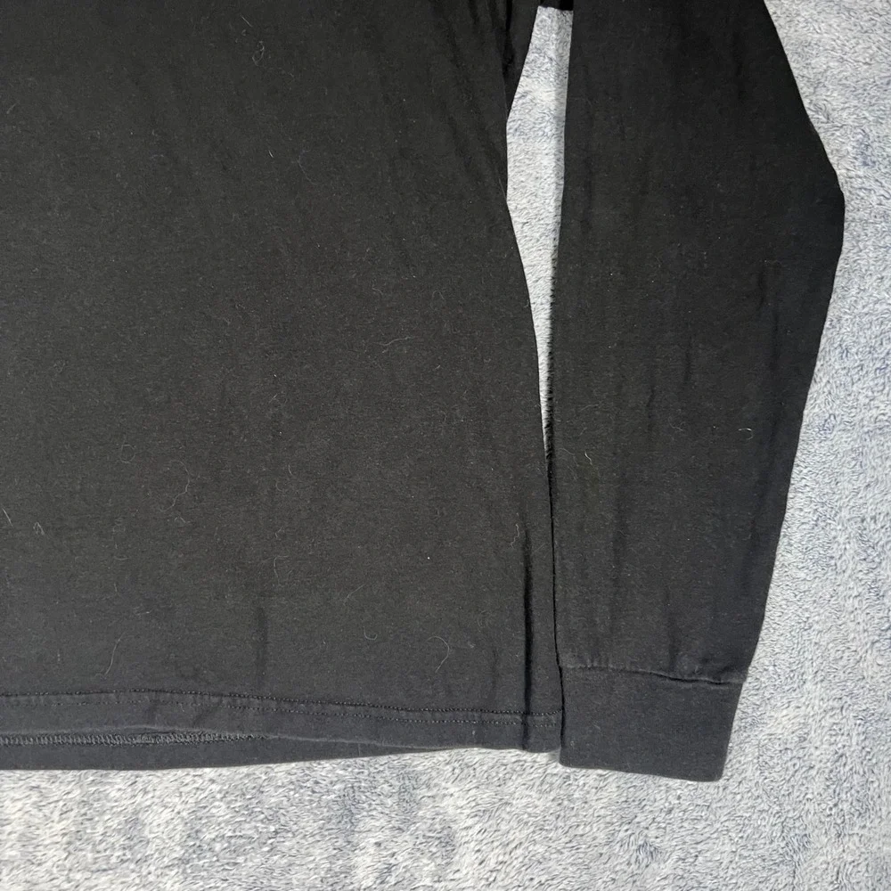 Quiksilver Ron Jon Surf Shop Long Sleeve T-Shirt Mens XL Black‎ Premium Fit Logo